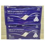 2 packs XL underpads (25 each)