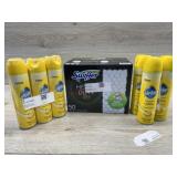 Box of dry swiffers- 6 cans of pledge