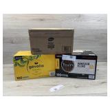 2 cases of k cups case of 8 22 oz sugar canisters