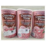 3 country time pink lemonade, 5 lb, one container