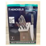Henckels self-sharpening knife block