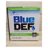 Blue Def diesel exhaust fluid