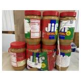 7 jars jif peanut butter