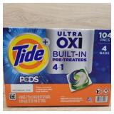 Tide pods ultra oxi (104 packs)