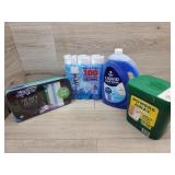1 pack of Lysol 1 pack of Swiffer pads 1 bottle