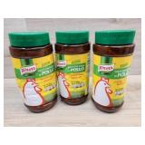 3 bottles of chicken buillon