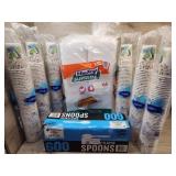 1 pack of hinged lid containers 1 box of plastic