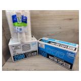 1 box of portion cups 1 box of lids 1 pack of