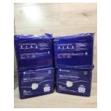4 packs of Total Protection adjustable briefs