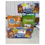 2 breakfast variety packs. Mini wheats. Apple