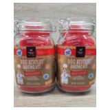 2 dog biscuit baking kits