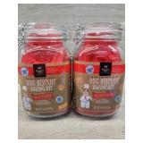2 dog biscuit baking kits