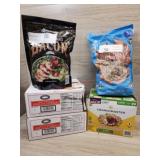 1 bag of walnuts 1 bag of bacon bits 1 box of
