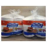 2 (250 count) hefty Supreme paper plates