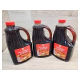 3 bottles of syrup