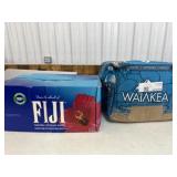 Fiji water and waiakea water