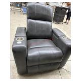 Damaged electric gray recliner