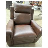 Brown scratch/dent leather  recliner