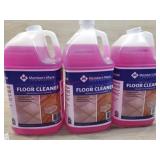 3 floor cleaner, members mark, 1 gallon each,