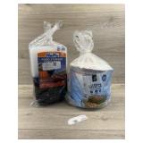 Paper plates and food storage containers