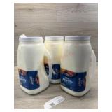 3 jugs of mayo