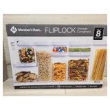 Fliplock storage containers