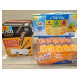 1 box kind thins (28 count), 1 box fruit cups (16