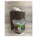 Box of 11 bags of dog dental treats
