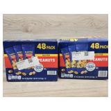 2 48 pack of salted peanuts