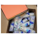 1 box of paper filing folders, 1 large box of