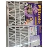 2 filtrete filters 16x25x4