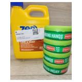 1 calcium lime and rust stain remover. 4 ans