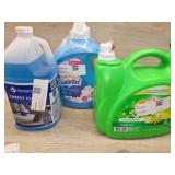 200 FL oz gain detergent, 1 gallon carpet cleaner