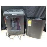 1 Fellowes paper shredder 1 Amazonbasics paper