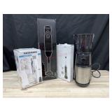 3 hand blenders & coffee machine- untested