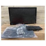 Monitor & keyboards- untested