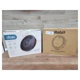 1 Robit robot vacuum 1 Dser robot vacuum