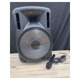 Portable speaker w/ microphone - untested