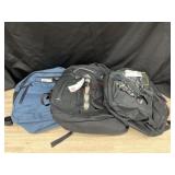 3 backpacks