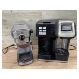1 Yabano espresso machine 1 Hamilton Beach coffee