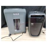 1 Boxis paper shredder 1 Fellowes paper shredder
