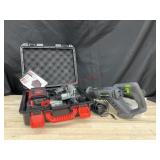 4 laser lever & recripocater saw- untested