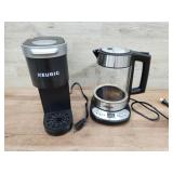 1 Keurig coffee maker 1 Korex electric kettle