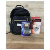 2 calculators- untest & bookbag