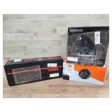 1 box of DS18 speakers 1 JBL speaker 1 Kenwood