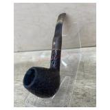 carved bowl pipe with unknown mark on stem