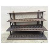 Wood Pipe stand for 36 pipes