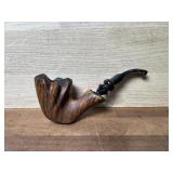 bjarne Pipe with black vulcanite stem and box