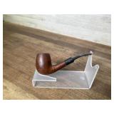 Smooth finish billiard style bowl pipe with black