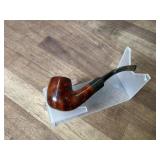 Cherry finish pipe unknown maker with vulcanite